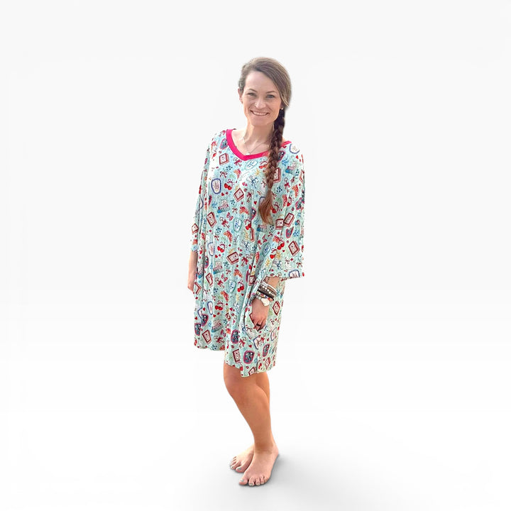Adult Nightgown-  Secret Garden - One Size