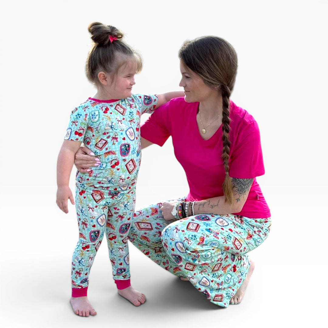 Two-Piece Pajamas - Secret Garden
