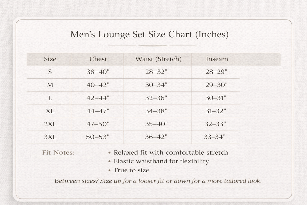 Mens Lounge Set - Black Camo