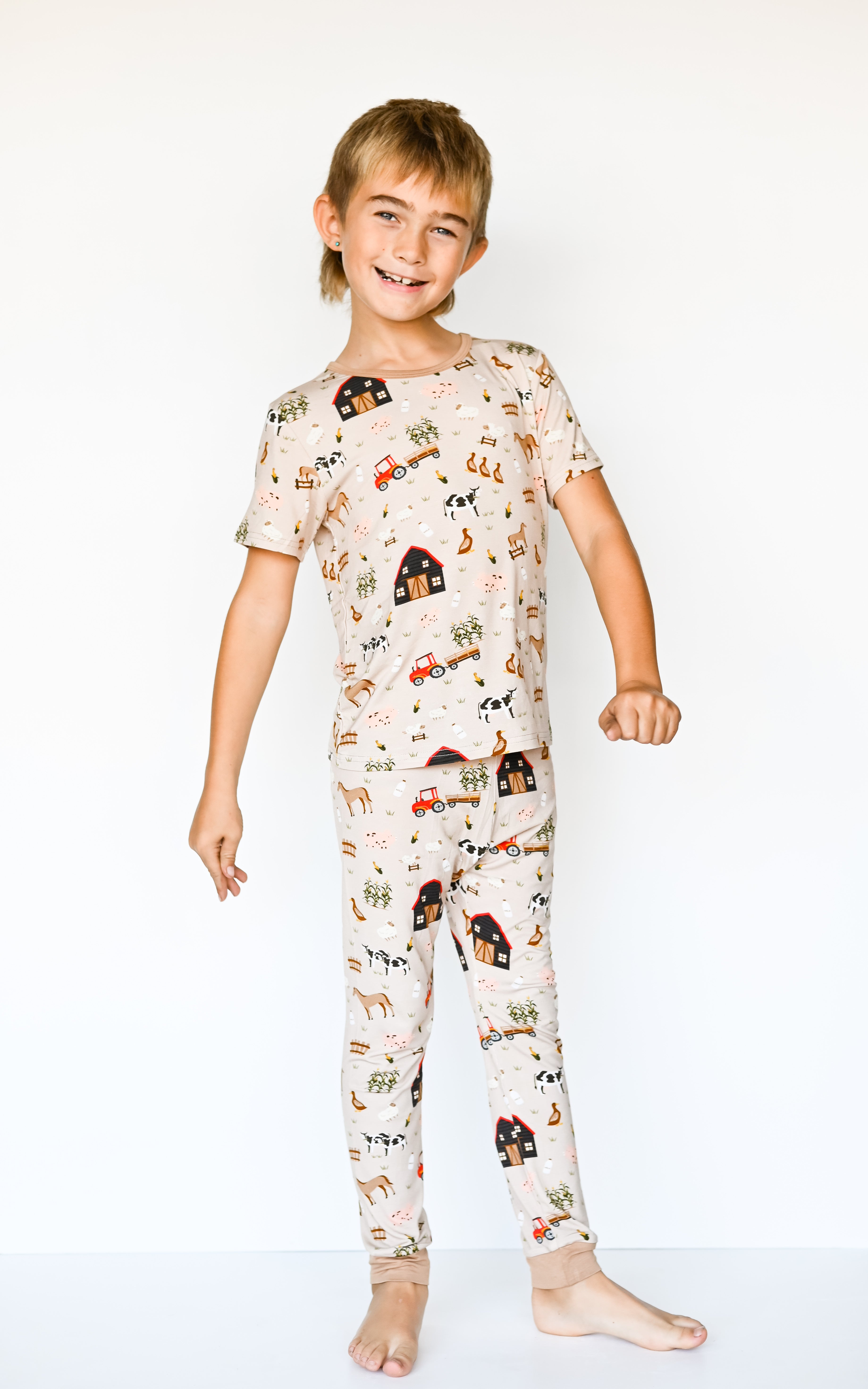 Two-Piece Pajama - It's Pasture Bedtime – Brooksees