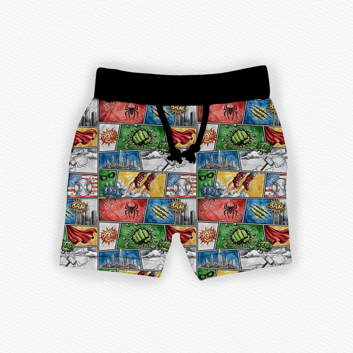 Mens Lounge Shorts - SuperHero