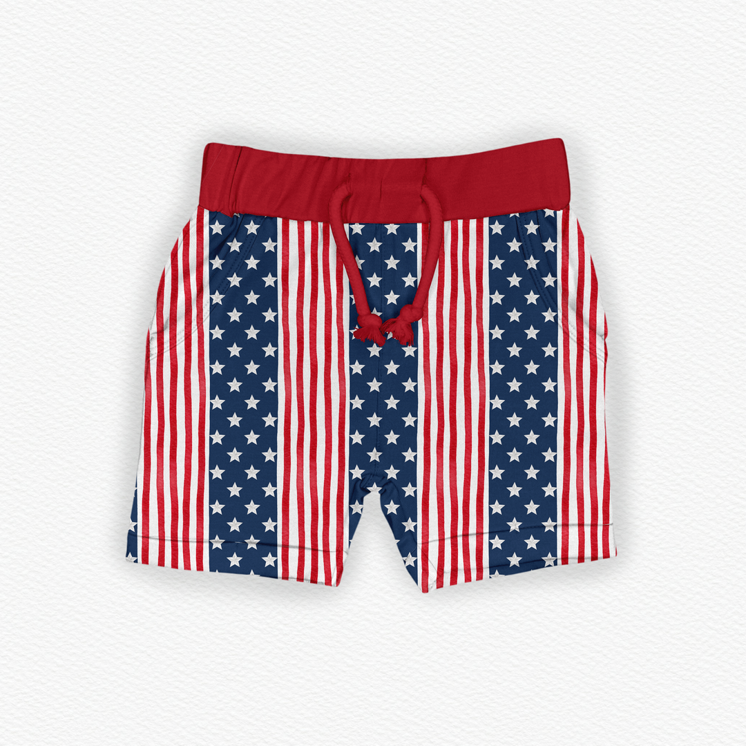 Fourth of July - Pocket tee with Shorts