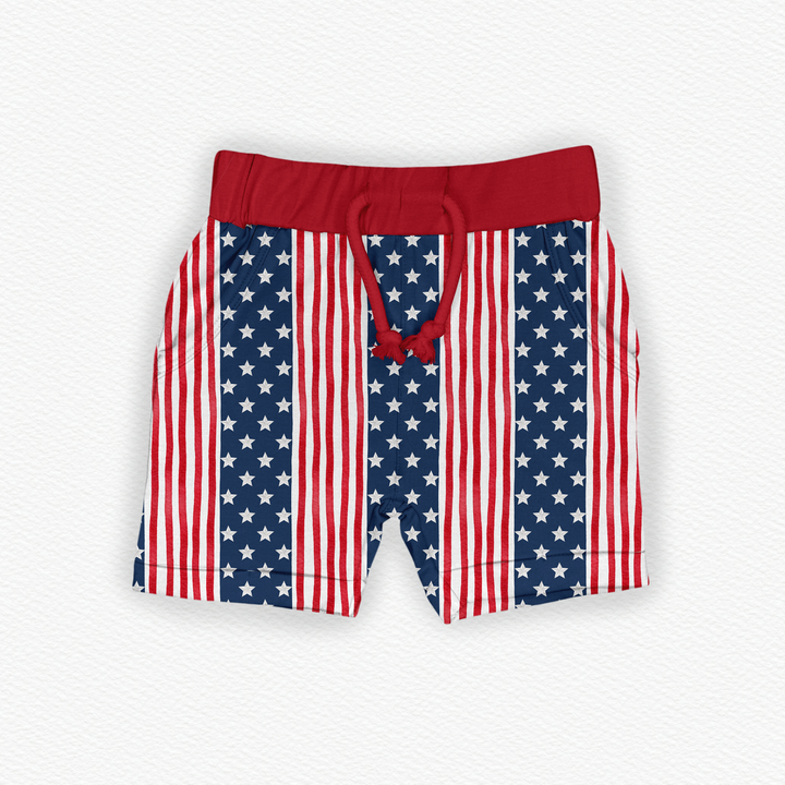 Fourth of July - Pocket tee with Shorts