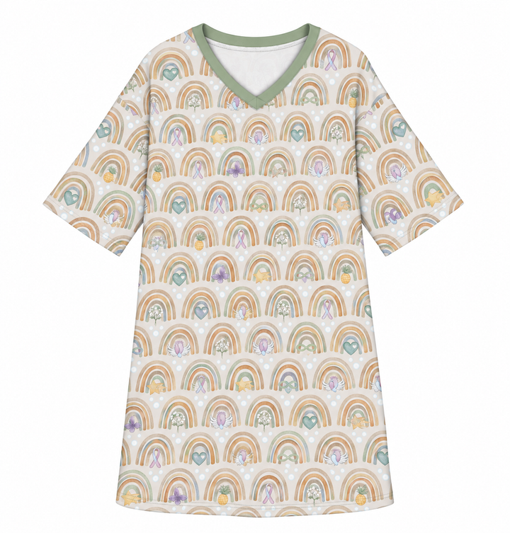 Adult Nightgown -  Rainbow