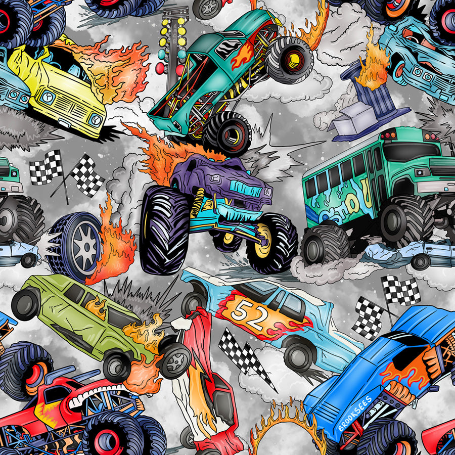 Pocket TShirt - Demo Trucks