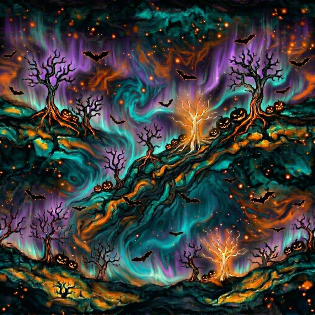 Mama Sweatshirt - Spooky Northern Lights