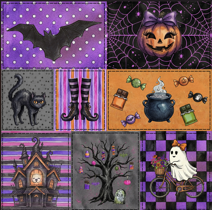 Zippy - Halloween Patches - Boy/Girl Coordinating